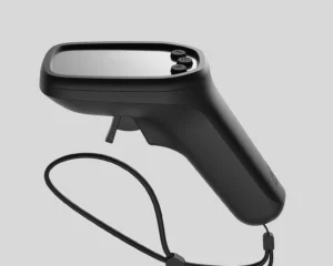 Schwarzer Handcontroller mit Handschlaufe zur Steuerung eines e-Foils