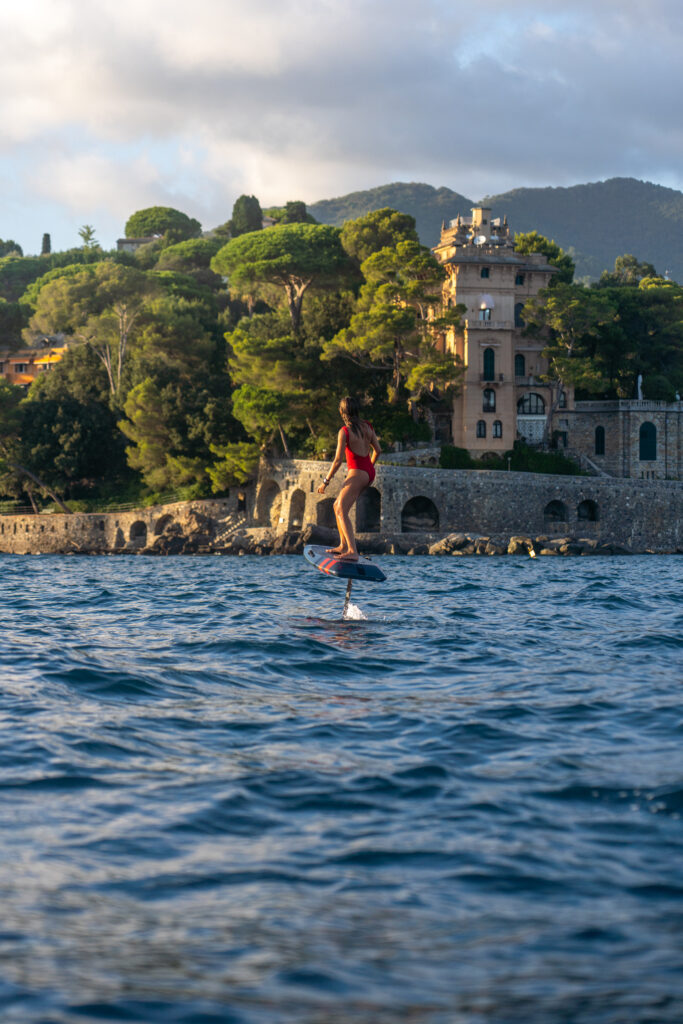 Watertoys Events BAYSIDE-Aerofoils-Try-and-Fly-2025-Portofino-Coast-eFoil-flying-683x1024 BAYSIDE Yacht Charter